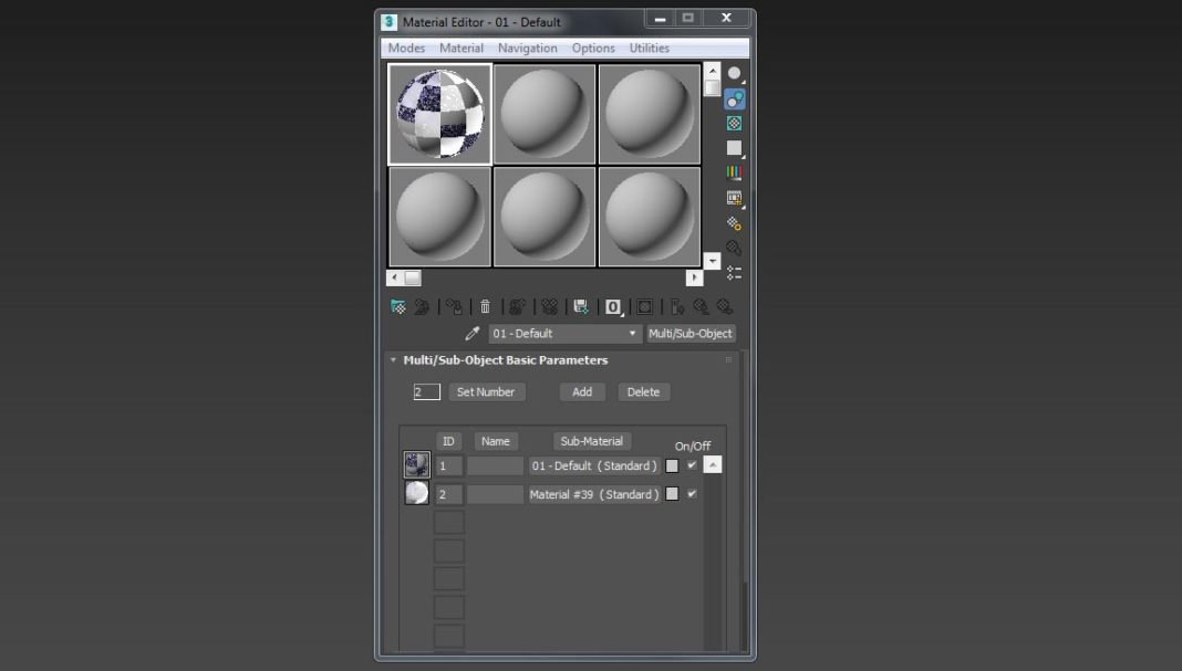 Editor de Material Compacto Versus Árvore de Nós (Slate) 3ds Max